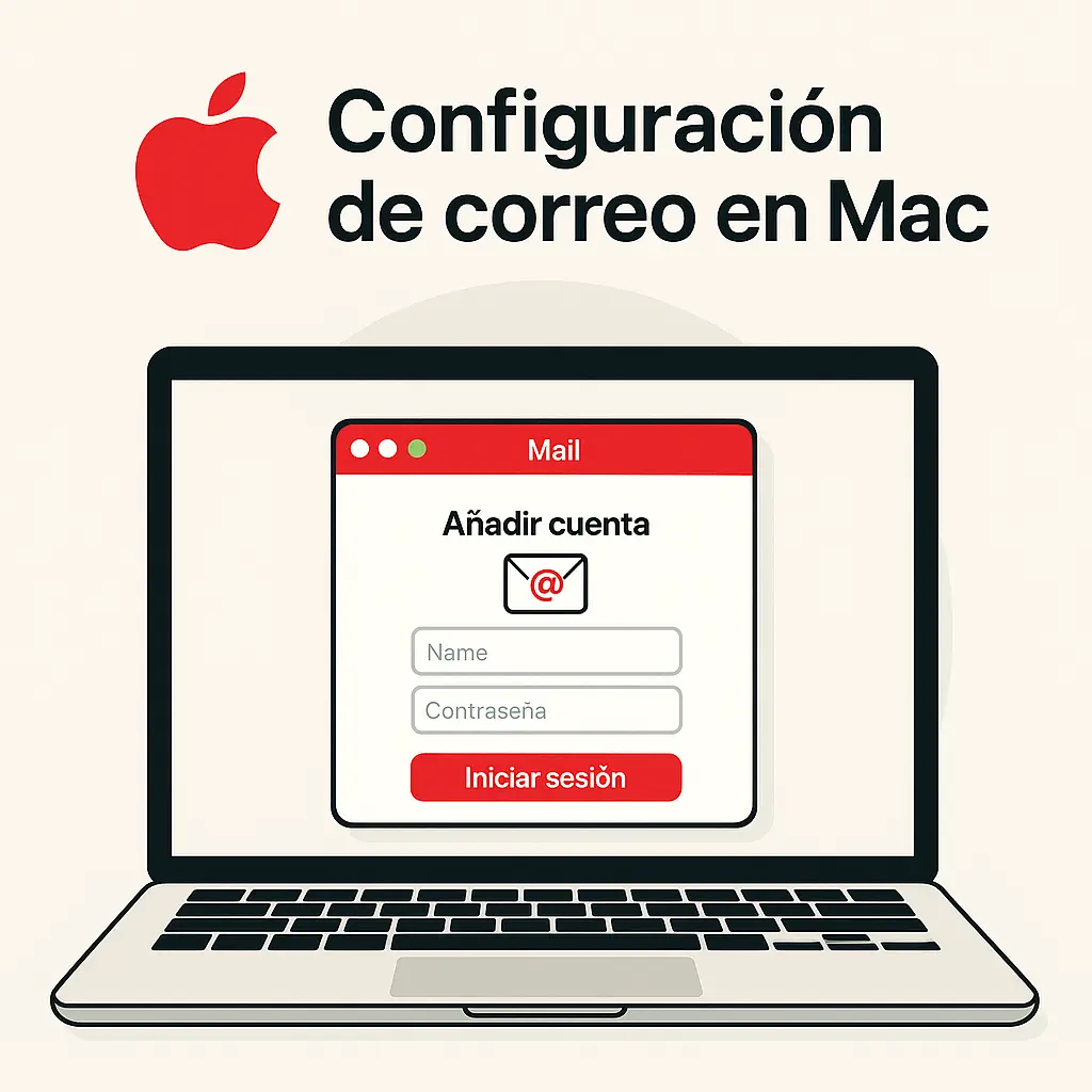 Configuración de correo en Mail de Mac para cuentas Hispasys
