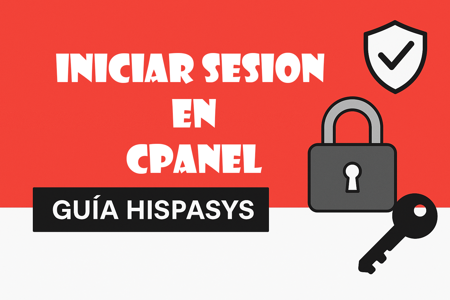 Inicio de sesión seguro en cPanel con Hispasys