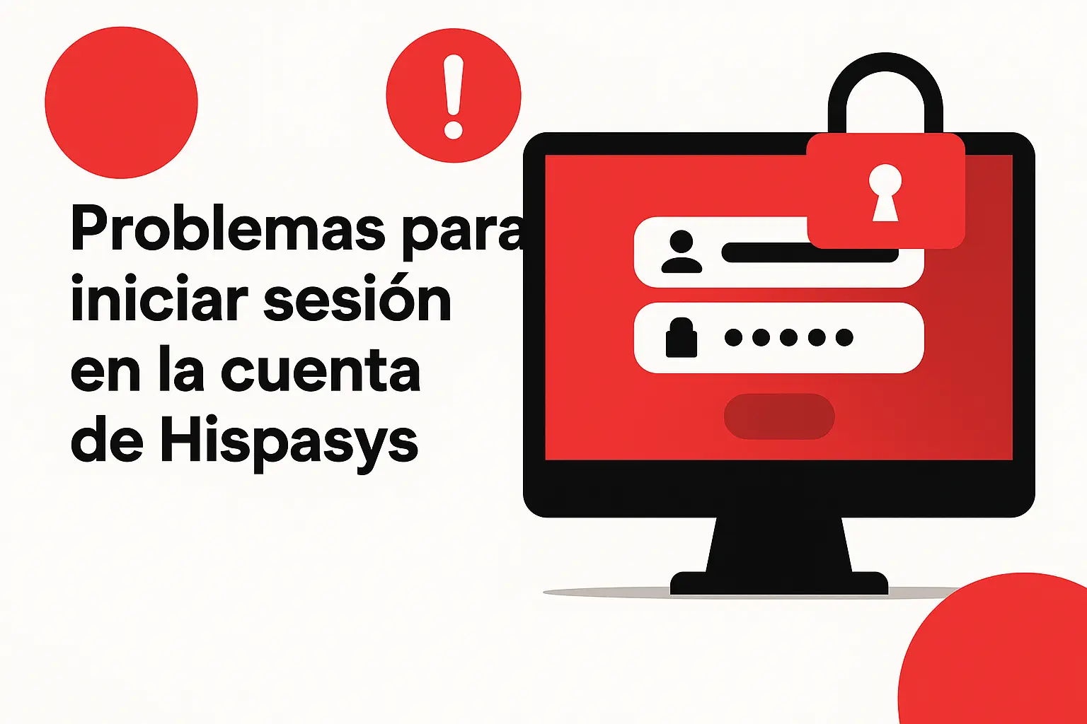 Problemas para iniciar sesión en la cuenta de Hispasys Problemas para iniciar sesión en la cuenta de Hispasys