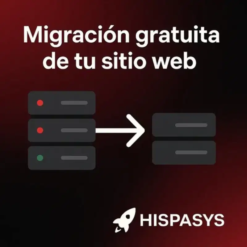 Migración gratuita de tu sitio web a Hispasys