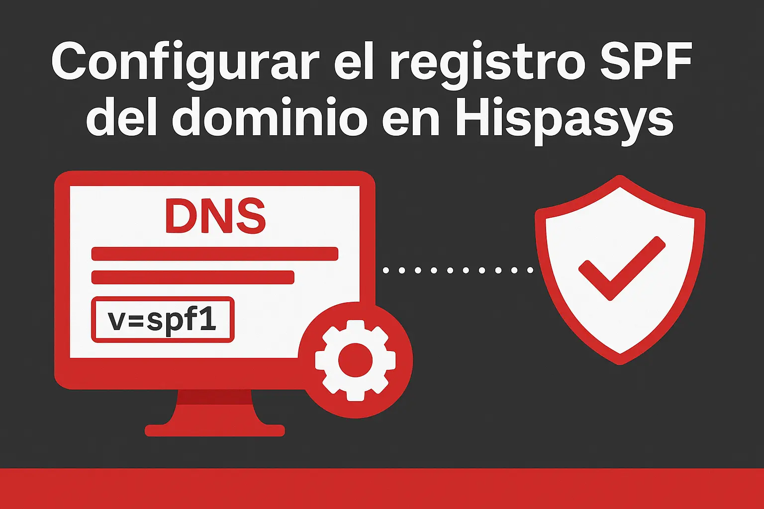 Configuración del registro SPF del dominio en Hispasys